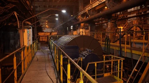 Ore-dressing treatment with classifiers in mining-and-processing integrated work Stock Footage 116763801