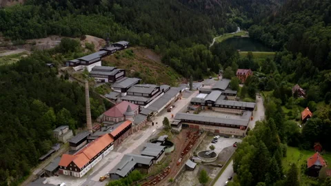Ore Mine Rammelsberg pull Stock Footage 136892021