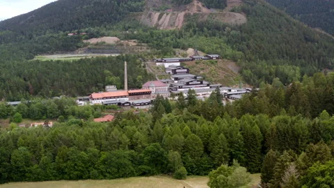 Ore Mine Rammelsberg push Stock Footage 136892207