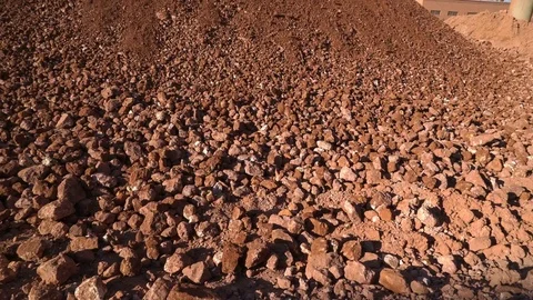Ore preparation at a crushing and sorting factory Video stock 75460406