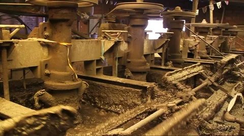 Ore processing facility Stock Footage 58853931