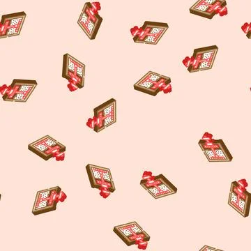 Ore processing mining isometric icon seamless pattern Illustrazione stock