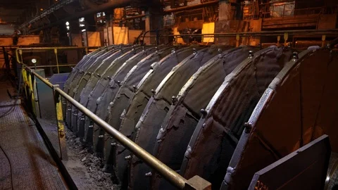 Ore processing plant. Production of iron ore concentrate using a vacuum filter. Stock Footage 116763679