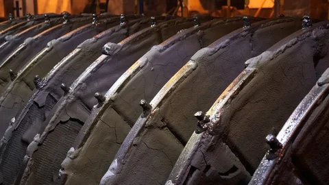 Ore processing plant. Production of iron ore concentrate using a vacuum filter. Stock Footage 116763715