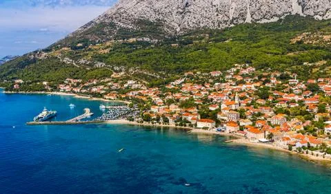 Orebic, croatia Stockfoto's