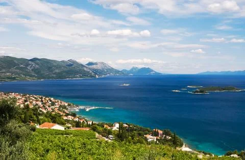 Orebic croatia Foto stock
