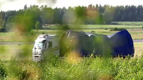 Örebro plane crash Stock Footage 164228427