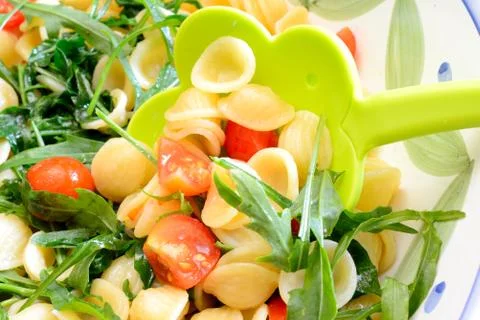 Orecchiette pasta Stock-Fotos