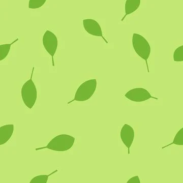 Oregano herb seamless pattern. Green background. Stock Illustration