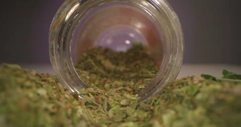 Oregano Herb Spices Stock Footage 252443637