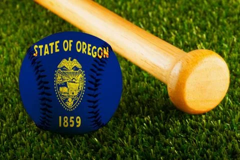 Oregon baseball Illustrazione stock