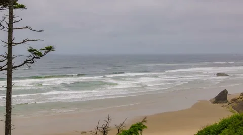 Oregon Canon Beach 560 Stock Footage 40972310