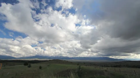 Oregon Clouds over Oregon Mountains time lapse c Stock Footage 26353241