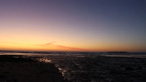 Oregon coast after sunset Stock-Footage 235720370