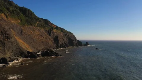 Oregon Coast Cliff 스톡 동영상 117023445