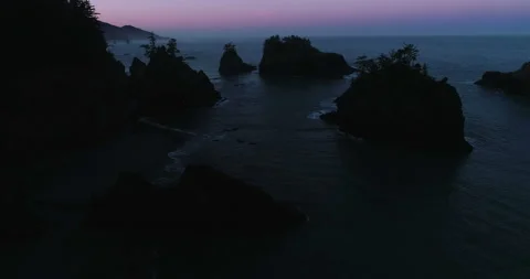 Oregon Coast Drone 4k Stock Footage 151721249