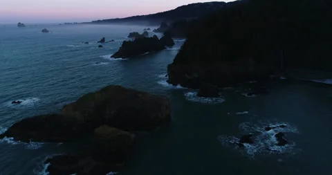 Oregon Coast Drone 4k Stock Footage 151722475