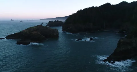 Oregon Coast Drone 4k Stock Footage 151723039