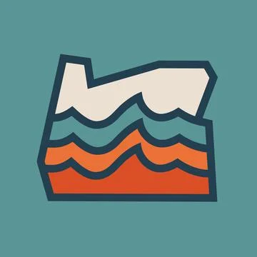 Oregon Coast Stock Illustration