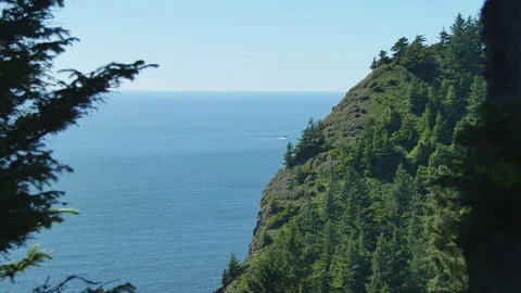 Oregon Coast Mountain Stock Footage 82705881