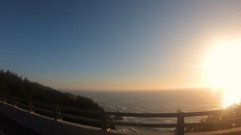 Oregon Coast Sunset 動画素材 117062722