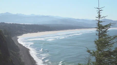 Oregon Coastal View Stock Footage 22634795