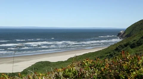 Oregon Coastline Stock Footage 42197199