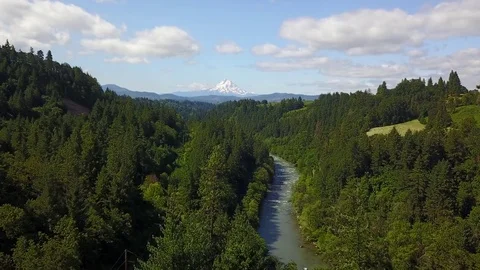Oregon Drone Shots 4k 30fps 库存影片 79623905