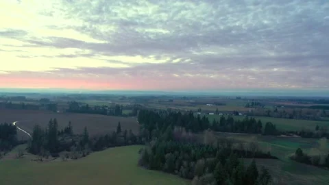 Oregon Farmland Stock Footage