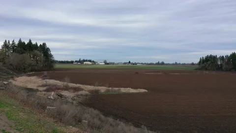 Oregon Farmland Stock Footage 131136340