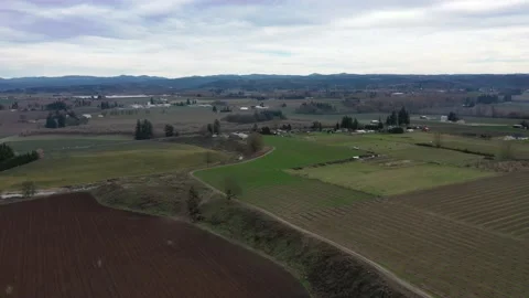 Oregon Farmland Stock Footage 131136393
