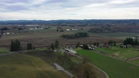 Oregon Farmland Stock Footage 131136486