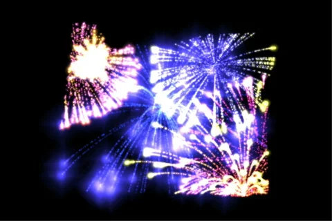 Oregon Fireworks Stock Footage 720326