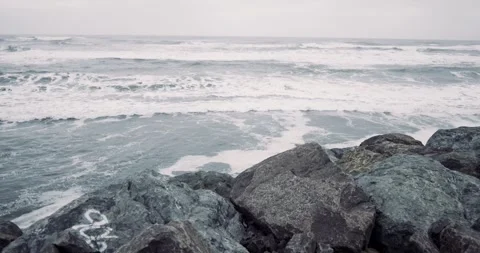 Oregon Ocean Discovering Stock Footage 260655698