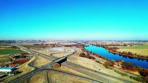 Oregon Snake River and I-84 West 動画素材 223397464