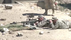 Cavalry qualifies with M-4 and .50 Cal. Sniper rifle