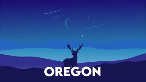 Oregon State with beautiful views Stock Footage 307087511