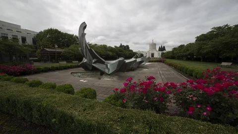 Oregon State Capitol Timelapse 库存影片 76779054