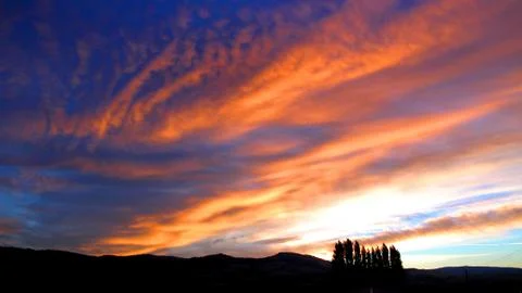 Oregon Sunset 1 Stock Photos
