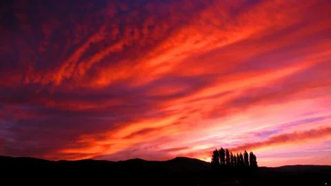 Oregon Sunset 2 Stock Photos