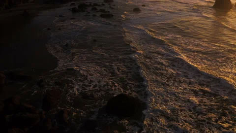 Oregon Sunset at Canon Beach 스톡 동영상 145820277