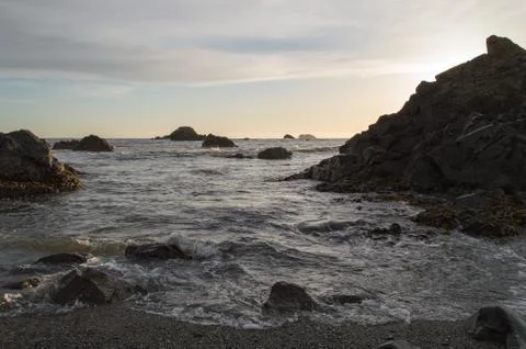 Oregon sunset 写真素材