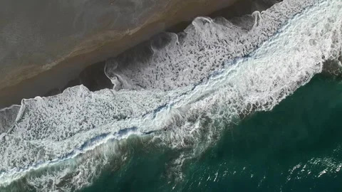 Oregon Surf Aerial. Stock Footage 242457937