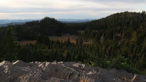 Oregon Time Lapse: mountains and clouds from Three Sisters Wilderness Video stock 146668340