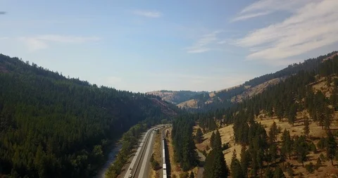 Oregon Train 1 库存影片 101328741