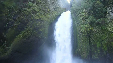 Oregon Waterfall Stock Footage 32241227
