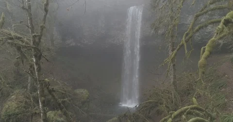 Oregon Waterfall Stock Footage 88607111