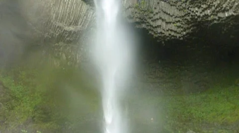 Oregon Waterfall Series Stock Footage 874681