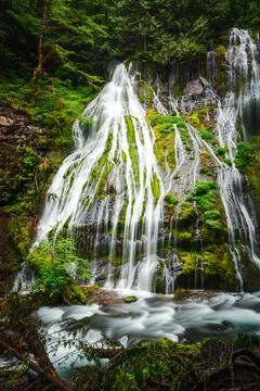 Oregon Waterfalls Stock Photos