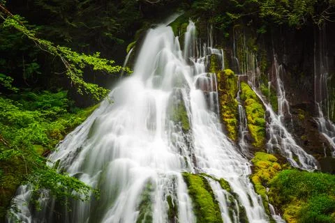 Oregon Waterfalls Stock Photos
